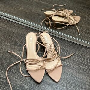 Vici lace-up heels